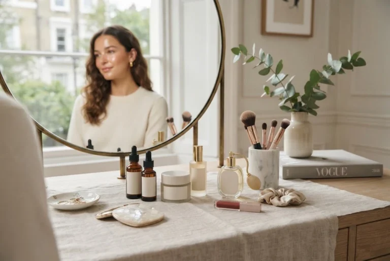 Beauty Trends UK: Key Looks and Ideas for 2026 Beauty trends UK featuring modern skincare and makeup products