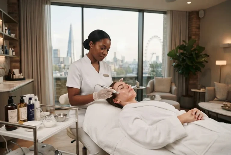 London beauty salon offering professional skincare and beauty treatments
